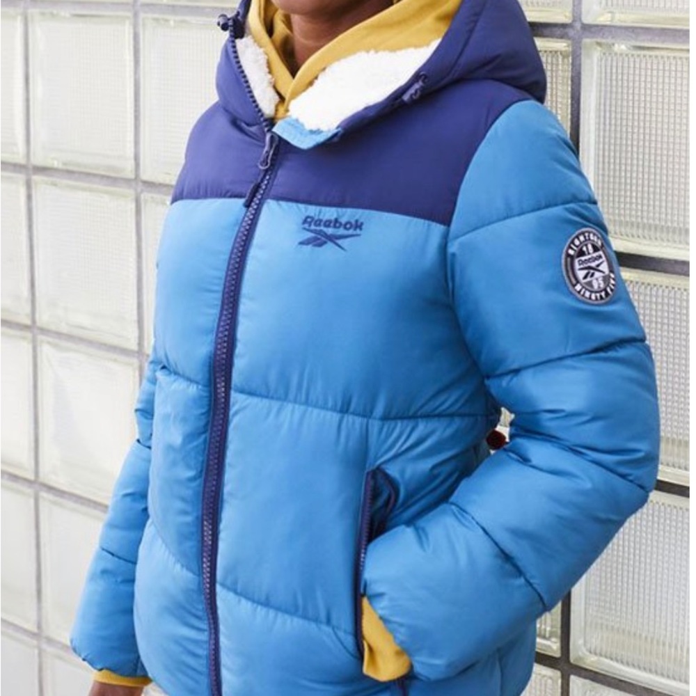 Brand new with tags - Men’s Reebok Puffer Sherpa Jacket